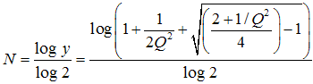 Q factor Q to N ln - sengpielaudio