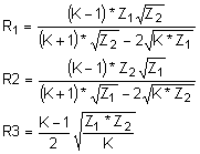 Attenuator equation