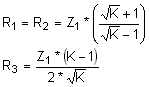 Attenuator equation